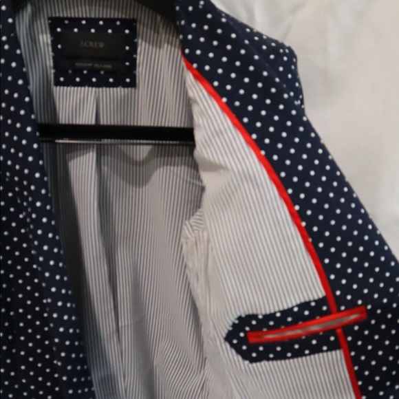 J. Crew Navy Polka Dot Regent Blazer - Picture 6 of 6